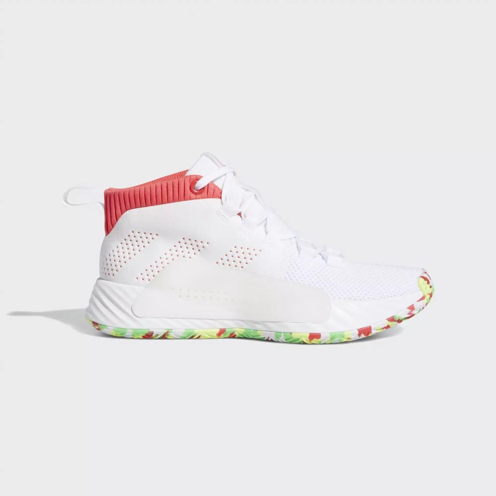Adidas Dame 5 Tenis De Basketball Blancos Para Mujer (MX-79310)